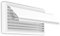 Deflector de Aire Acondicionado, Dirección de Flujo de Aire Ajustable, Material de PVC, Aire Acondicionado Central Universal(20 * 40cm)