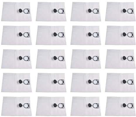 DVNKRFNB 20 Sacs À Poussière, Compatible pour Bosch Gas 35 L SFC, Gas 35 M AFC, Accessoires pour Aspirateurs