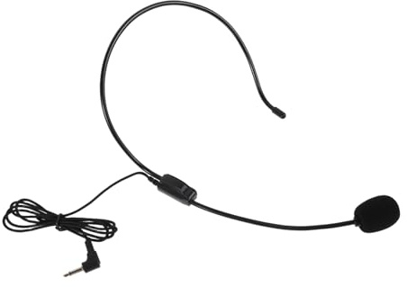 TOYANDONA Fake Headset Microphone Prop Lightweight Realistic Simulation Mic for Stage Performances Dance Bar Party Suitable for Boys