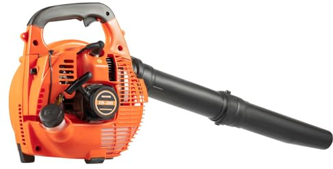 Soplador de hojas de gasolina, 2 tiempos, gasolina, incluye 2 tubos de soplado, soplador portátil refrigerado por aire, con depósito de combustible de 0,9 l, 7000 rpm, motor de un solo cilindro para