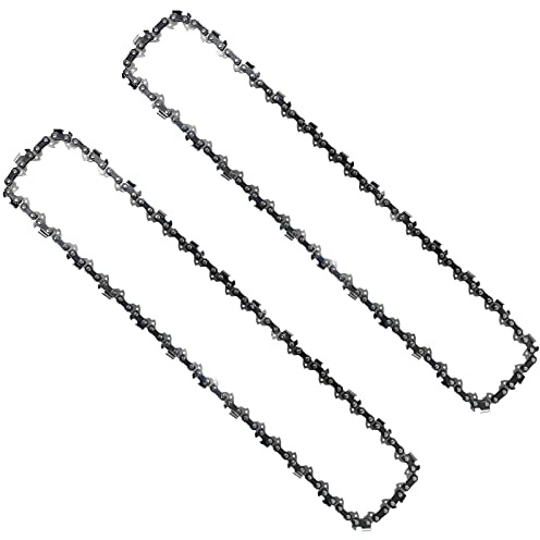 Opuladuo 2X 14 Inch (35 cm) Chainsaw Chains for Greenworks GD24X2CS36 / GD24X2CS36K4X, 35 cm Replacement Chain Saw Chain for Greenworks GD40CS15 / GD40CS15K2X Chainsaw -3/8 .043 (1.1mm) Gauge, 52 DL