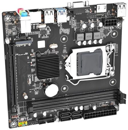 PLCPDM B75M I MiniITX Motherboards, LGA 1155-Desktop Motherboards, unterstützt DDR3-Computer Hauptplatine, 16 NVME Festplatten, HDTV