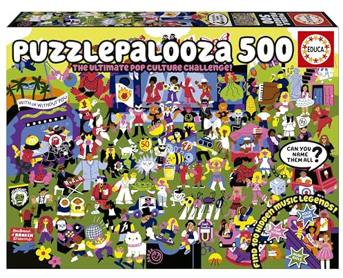 Educa - 500-teiliges Kinderpuzzle | Puzzlepalooza | Maße: 48 x 34 cm | Ab 11 Jahren (20550)