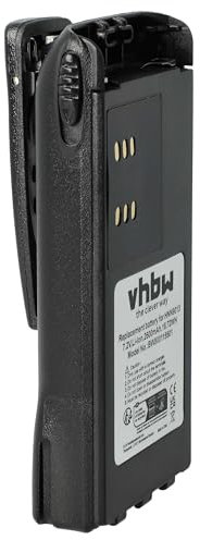vhbw Akku Ersatz für Motorola HMNN4151, HMNN4154, HMNN4158, HMNN4159, HNN4001, HNN4003 für Funkgerät, Walkie Talkie (2600mAh, 7,4V, Li-Ion)