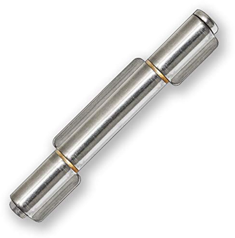 Anschweissscharnier 120 mm 3-teilig mit herausnehmbarem Bolzen aus A2 Edelstahl (10 Stück 120 mm)
