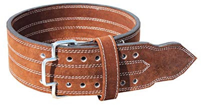 Lisaro Einhand Schnalle KDK/Power Wettkampfgürtel Leder Gr. XL - Braun