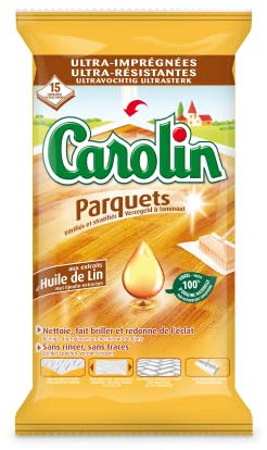 Carolin Lingettes Sols Parquets Vitrifiés et Stratifiés x15