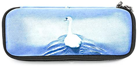 Schwan Federmäppchen Bleistifttasche Make-up Pinsel Tasche für Frauen Mädchen