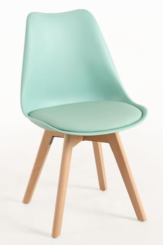 Regalos Miguel - Packs Sillas Comedor - Pack 4 Sillas Synk Basic - Celadón