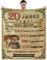 MAST DOO Geschenk Hochzeitstag, Decke zum 20 Jahre Hochzeitstag, Jubiläum, Jahrestag Valentinstag Geburtstag Liebe Geschenke Für Paare Frauen Männer, Superweiche Fleecedecke 130x150cm