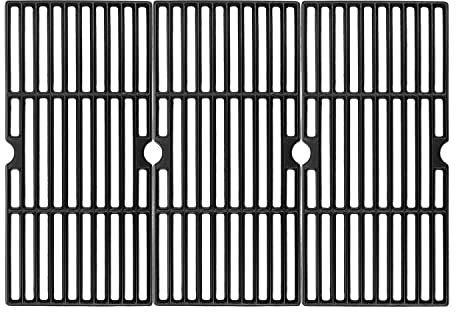 Denmay Griglia in ghisa 43 x 21 cm per Charbroil, Enders Boston 3, Enders Monroe 3 Pro, Landmann Triton 3&4, Profi Cook PC-GG 1058/1059, Barbecook Siesta 310, Broil King, confezione da 3
