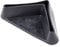 Alberts 434748 Regalfuß für Profilsystem Conceptor® | Polyethylen, schwarz | 36 x 36 x 9 mm | 4er Set