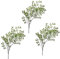 NFNSIG 3 branches de bambou artificielles à tige de 110 cm de long, feuilles vertes en soie, tiges hautes pour vases arrangements floraux, bouquets de fleurs et décorations de mariage