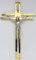 10.855.20 croce crocefisso crocifisso con cristo argento e targhetta inri da muro da parete oro misura 16 cm con scatola plastica trasparente