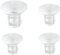 SNOWIE SOFT® 4 Pack Breast Pump Accessories, 19mm Flange Inserts Suitable for Medela, Spectra 24mm, Chest Shields, Shaped Around You for Comfortable Pumping