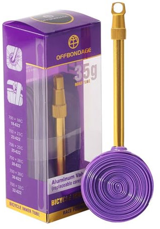 OFFBONDAGE 700x18C/23C/25C/28C/30C/32C Rennrad TPU Schlauch für Fahrradreifen 60mm Länge Aluminium Ventil Ultraleicht