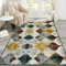 Rururug Teppiche Wohnzimmer 120 x 160 cm Niederflor Teppich Waschbar Bodenteppich Vintage Teppich für Esszimmer Lounge Schlafzimmer Wohnkultur, (LVFUGU-A-160)