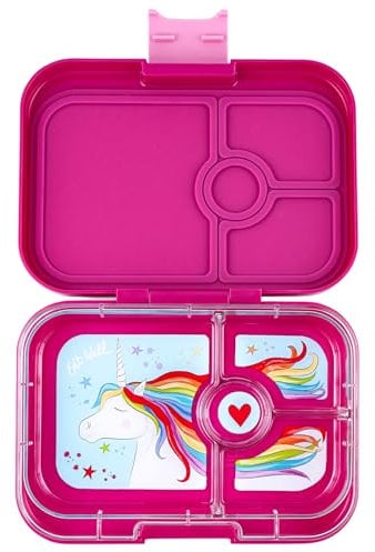 Yumbox Panino - Fiambrera bento a prueba de fugas para niños y adultos (Malibu Purple Unicorn)