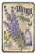 Oudrspo Vintage-Metallschild, schöne Blumen, Lavendel, Poster, Blechschilder, Retro-Plakette, Wanddekoration, Geschenk für Zuhause, Küche, Büro, Club, Bar, Fitnessstudio, 20,3 x 30,5 cm