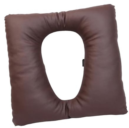 Colcolo Commode Seat Cushion, Soft Toilet Seat Cover Pad, Thickened Waterproof Soft PU Leather Toilet Seat Riser Mat for Patients Elderly, Toilet Seat Suitable for Wheelchair, Commode Chair, Commode