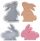 Ostern Kaninchen Silikonformen Gießformen, Osterhase Silikonform, Ostern Kaninchen Gießformen Silikon, Osterhase Beton zum Gießen, Osterhase Silikon Gießform für DIY Handwerk, Ostern Dekoration (G)