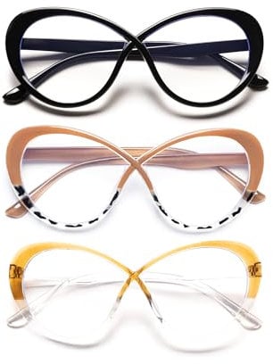 Modische Übergroße Lesebrille 1,5 für Männer und Frauen, Große Lesehilfe mit Anti-Blaulicht-Effekt, Sehhilfe-Lesebrille, ultraleichte große Stilvoll Lesebrille Brillenmüdigkeit vorbeugen