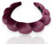 Skincare Haarband Damen – Gepolstertes Velvet Stirnband in Magenta für Make-up, Gesichtspflege & Beauty Routine – Waschbar mit elegantem Organza-Etui