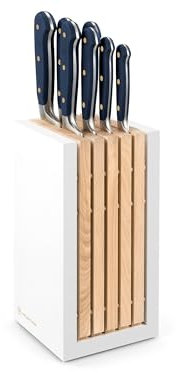 WÜSTHOF Classic Bloc couteaux avec 7 couteaux, Wild Blueberry (Bleu)