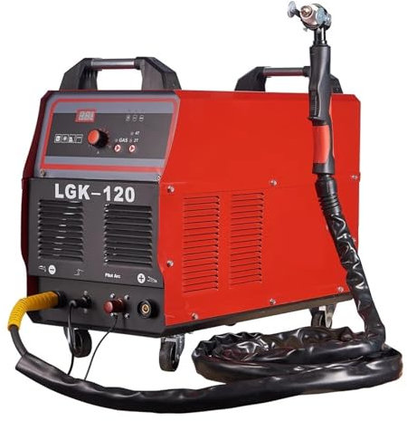 Plasmaschneider, 120 Ampere CNC IGBT Plasmaschneider-Ausrüstung LGK-120 for Plasmaschneidemaschine mit geradem Maschinenbrenner-Rohrschneider,Starker WäRmeableitung Und Guter Isolierung