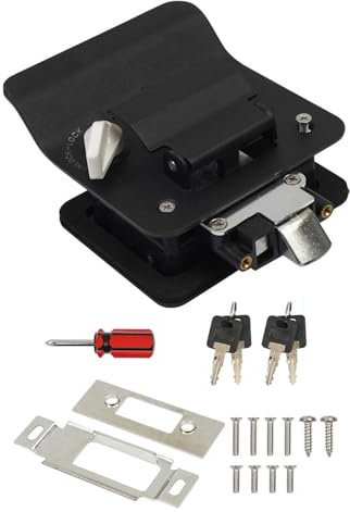 Cerradura segura para puerta de entrada de autocaravanas con cerrojos para camiones de carga, remolque de viaje con llaves