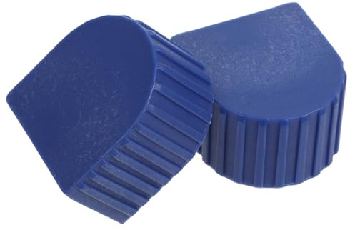 NUOBESTY Ladder Protective Caps Telescopic Ladder Top Cover Aluminium Alloy Accessories Thickened Plastic Caps for Home Garden and Work Use 2 Pack 1.81 in