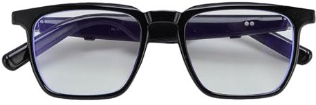 ASHATA AI Smart Brille für Männer Frauen, Bluetooth Brillen mit Mehr Als 100 Sprachen, AI Übersetzer Echtzeitübersetzung, Eingebautes Mikrofon und Lautsprecher, für Musik und Anrufe (Black)