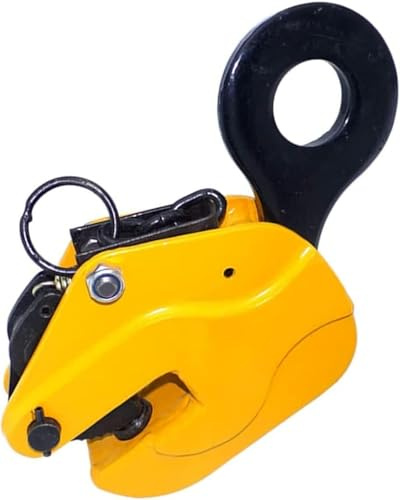Industrial Vertical Plate Clamp Heavy-Duty Lifting Clamp, Adjustable Jaw Opening for Lifting and Handling