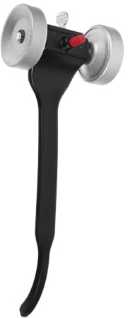 RUNROTOO Metal Masonry Joint Rake and Tile Grout Cleaner Tool with Spike Wheel for Brick Seam Cleaning and Masonry Repair, Ensures Even and Clean Grout Lines with Seamless and Polished Look