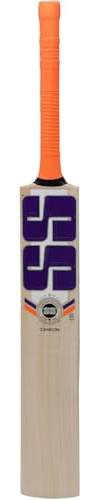 SS Yogi Sports Cricketschläger aus Kaschmir-Weidenleder, exklusiver Cricketschläger für Erwachsene, volle Größe mit vollständiger Schutzabdeckung (Super Power, Kanone, Schlag)