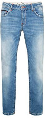 Camp David Herren Jeans CO:NO Comfort Fit Light Stone Used 38 30