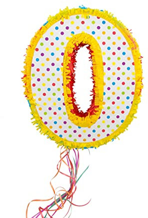 Folat Piñata * ZAHL 0 * für den 0. Kindergeburtstag | Super für Zahl 1