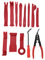 13 pcs Trim Removal Tool Set, Auto Trim Removal Tool Kit with Clips Fasteners Remover Pliers for Automotive Car Door Panel BodyTrim Removal hand operated tools