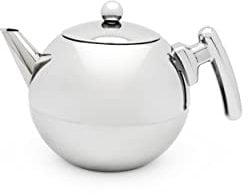 Bredemeijer Théière Bella Ronde 1,2l inox, Fond plat 101005
