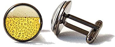 Death Devil Manschettenknöpfe, Geschenk der Liebe, Manschettenknöpfe Bier, Metall