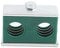 Vogueing Tool Lot de 2 colliers de serrage en plastique de 12 mm de diamètre extérieur - Standard - Double - Pour fixation de tuyau hydraulique