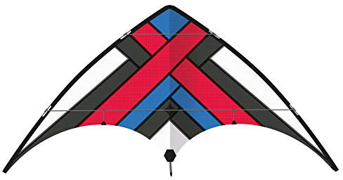 Günther Flugspiele 1081 - Sportlenkdrachen Xero Loop, ca. 160 x 80 cm, Drachen aus reißfestem Ripstop-Polyester, für Kinder ab 10 Jahren, inkl. hochwertigen Schnüren auf Lenkrollen