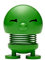 Hoptimist Bimble Wackelfigur & Glücksbringer, Skandinavische Deko Figuren für Wohnzimmer, Schreibtisch, Büro, Bürodeko & Lustige Kleine Geschenke, 4,5 x 5,8 x 6,6 cm, Small, Grün