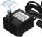 Hemobllo Dc 6-12V 5W Submersible Water Pump for Aquarium Fish Tank Pond, Mini Water Pump with Strong Suction Cups, Compact Circulation, Black