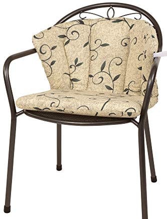 Kettler Polen KETTtex 2222 Auflage für Royal Garden MWH Sessel Elegance Natur Ranke Sitzpolster (ohne Stuhl)