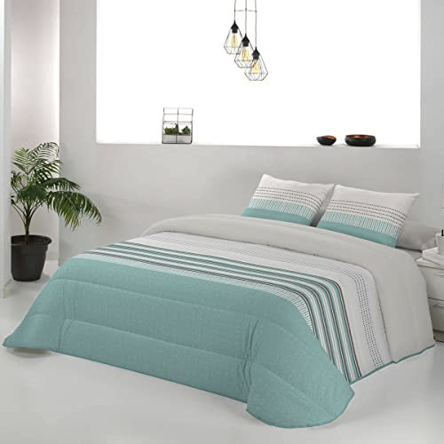 Lanovenanube Steppdecke Nizza Bettdecke - Decken Bett 135 cm - Türkis
