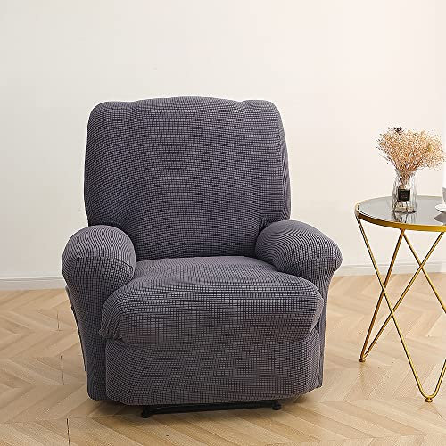 Meigeh Sesselhussen für Relaxsessel Stretch Sesselschoner relaxsessel Sesselschutz relaxsessel schonbezug Sesselüberwurf für relaxsessel fernsehsessel Dunkelgrau