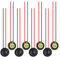 WMYCONGCONG 8 PCS 2W 8 Ohm Round Internal Magnet Speaker Metal Shell Audio Speaker Stereo Woofer Loudspeaker
