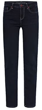SOCCX Damen Jeans RO:My Regular Fit Blue Black 26 32