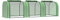 Outsunny Mini Serre de Jardin Mini Serre Tunnel Serre à tomates 3L x 1l x 0,8H m Acier PE Haute densité Anti-UV 3 fenêtres avec Zip enroulables Vert